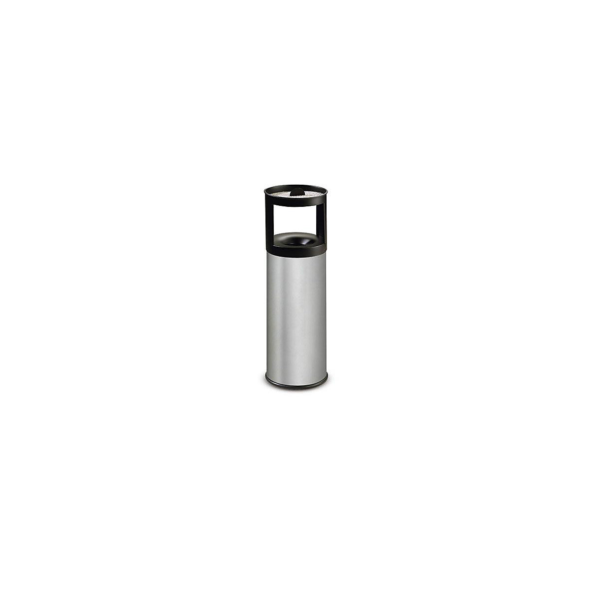 Cinzeiro combinado, autoextintor, volume 25 l, AxØ 800 x 250 mm, aço inoxidável-4