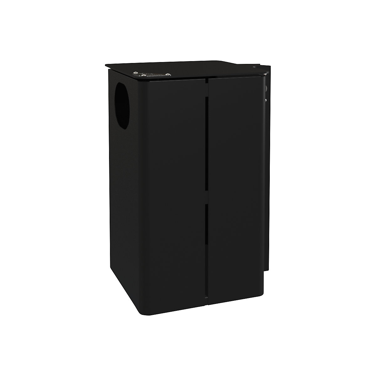 Recipiente do lixo para exterior com cinzeiro (Imagem do produto 2)-1