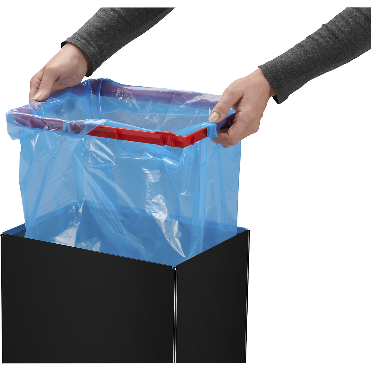 Caixote do lixo com tampa oscilante BIG-BOX SWING – Hailo (Imagem do produto 37)-36