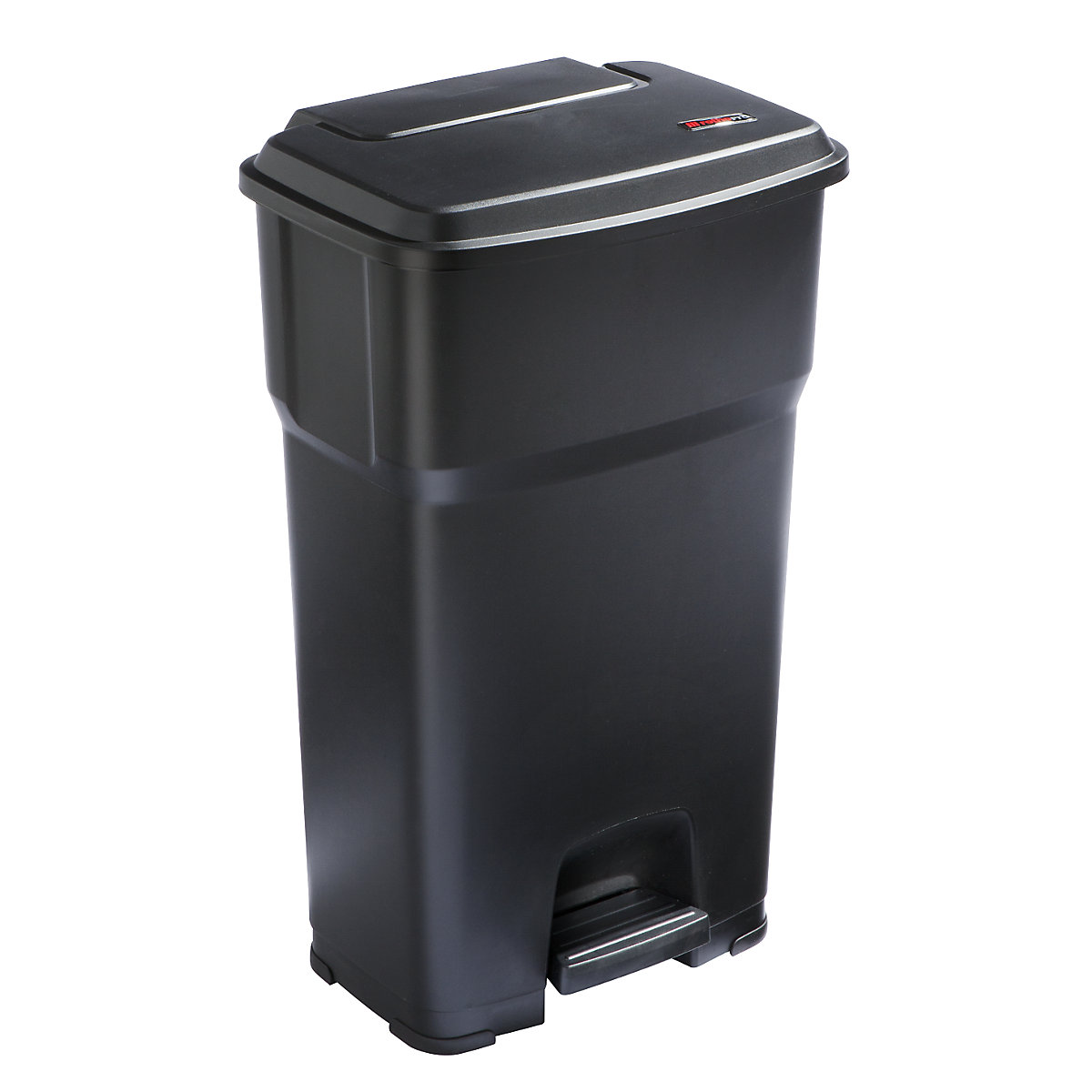 Coletor de lixo com pedal HERA – rothopro, volume 85 l, LxAxP 490 x 790 x 390 mm, preto-8