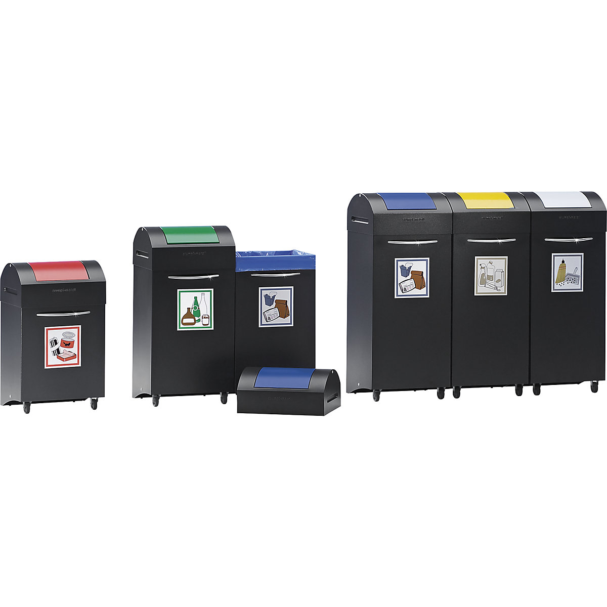 Coletor de materiais recicláveis, autoextintor (Imagem do produto 2)-1