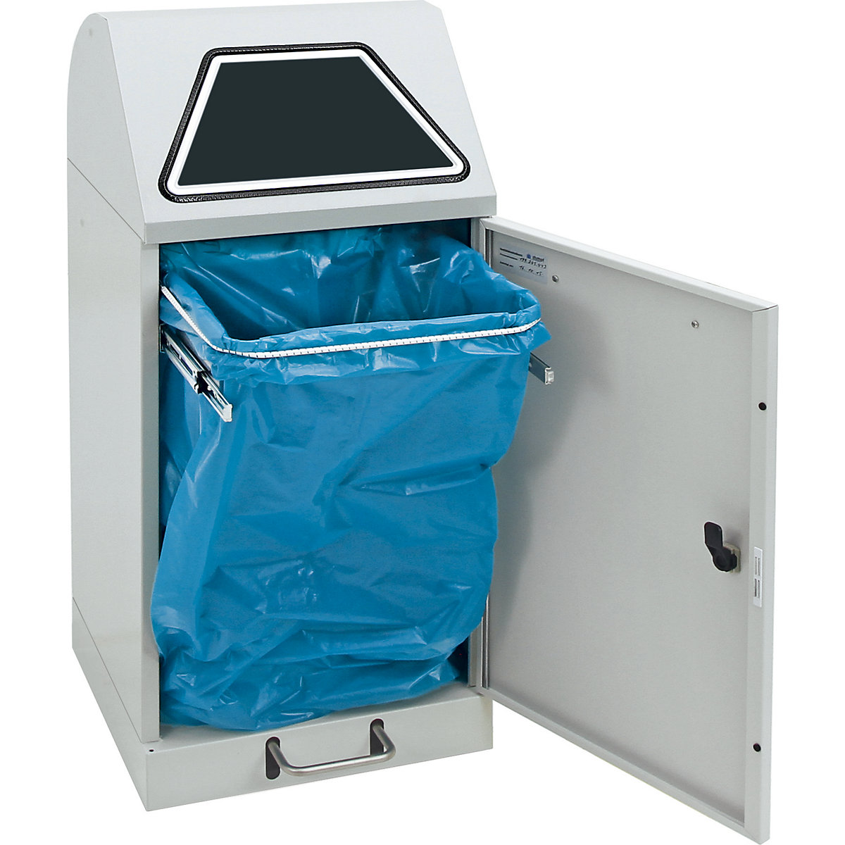Coletor de materiais recicláveis com pedal (Imagem do produto 2)-1