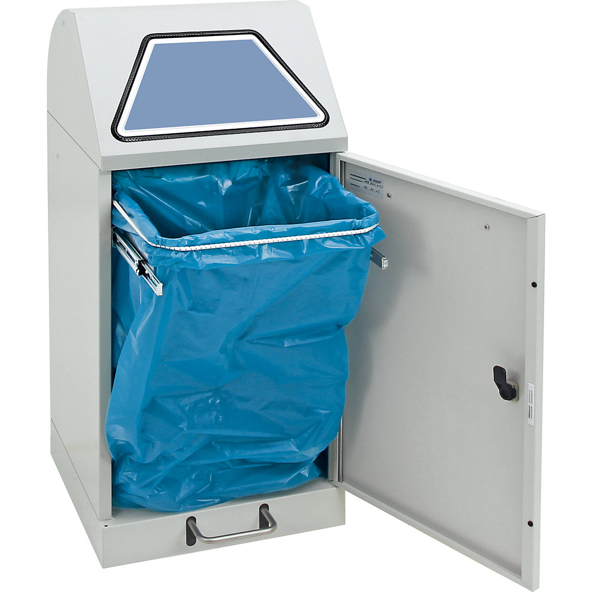 Coletor de materiais recicláveis com pedal (Imagem do produto 3)-2