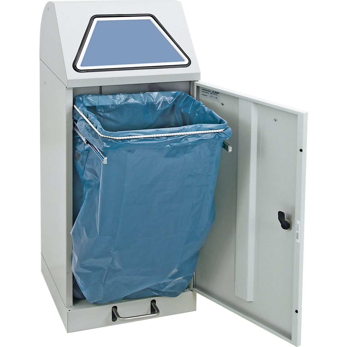 Coletor de materiais recicláveis com pedal (Imagem do produto 3)-2