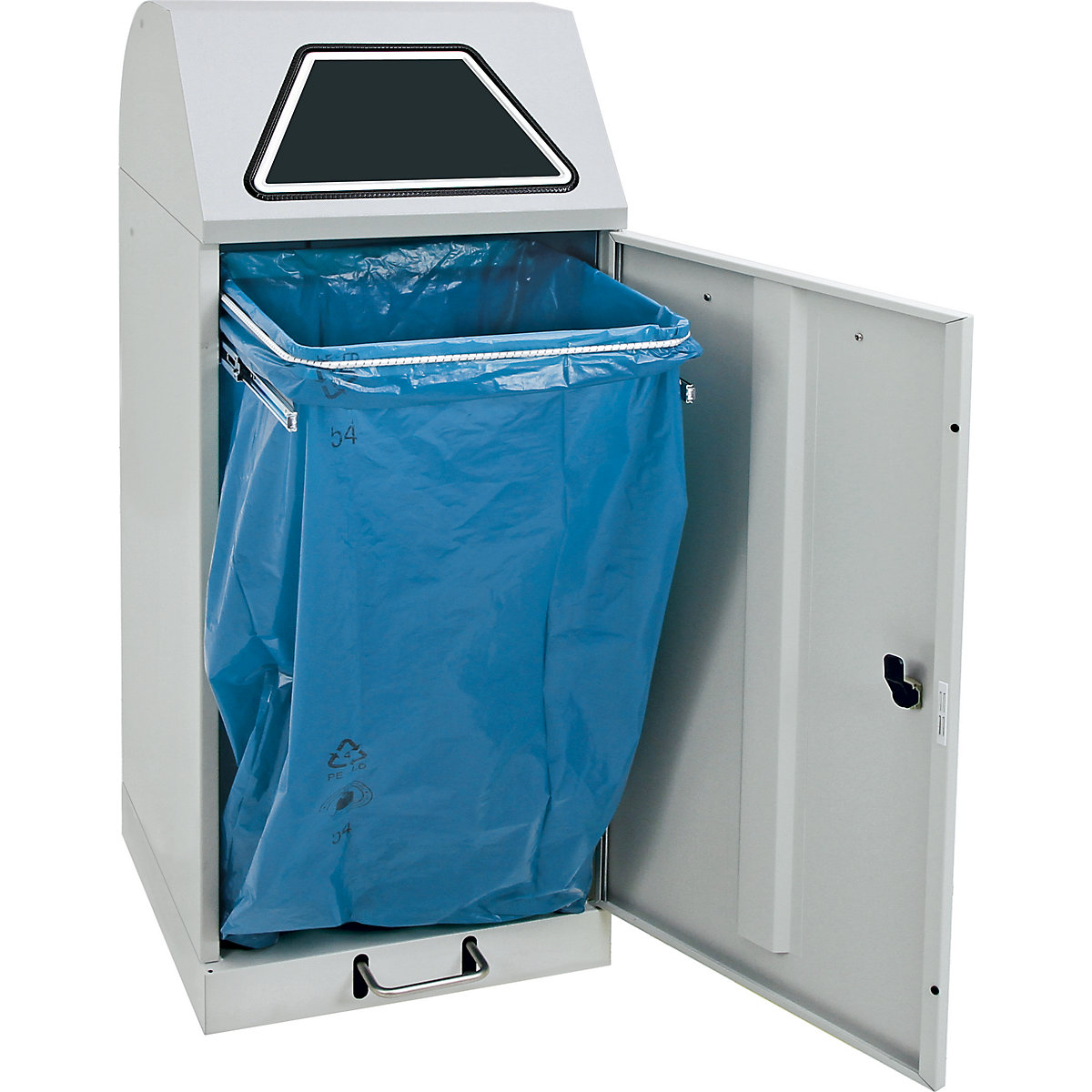 Coletor de materiais recicláveis com pedal (Imagem do produto 2)-1