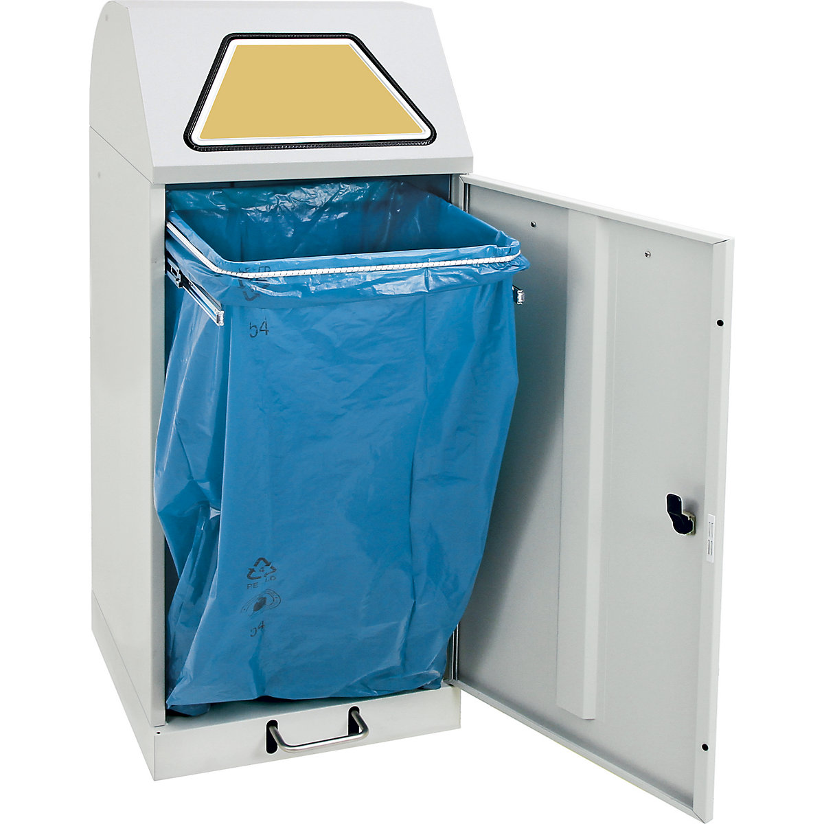 Coletor de materiais recicláveis com pedal (Imagem do produto 6)-5