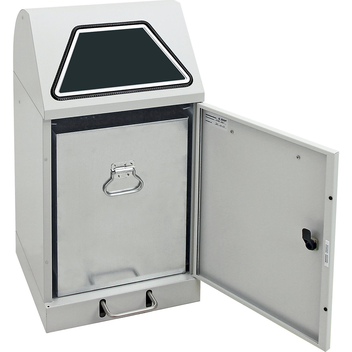 Coletor de materiais recicláveis com pedal (Imagem do produto 2)-1