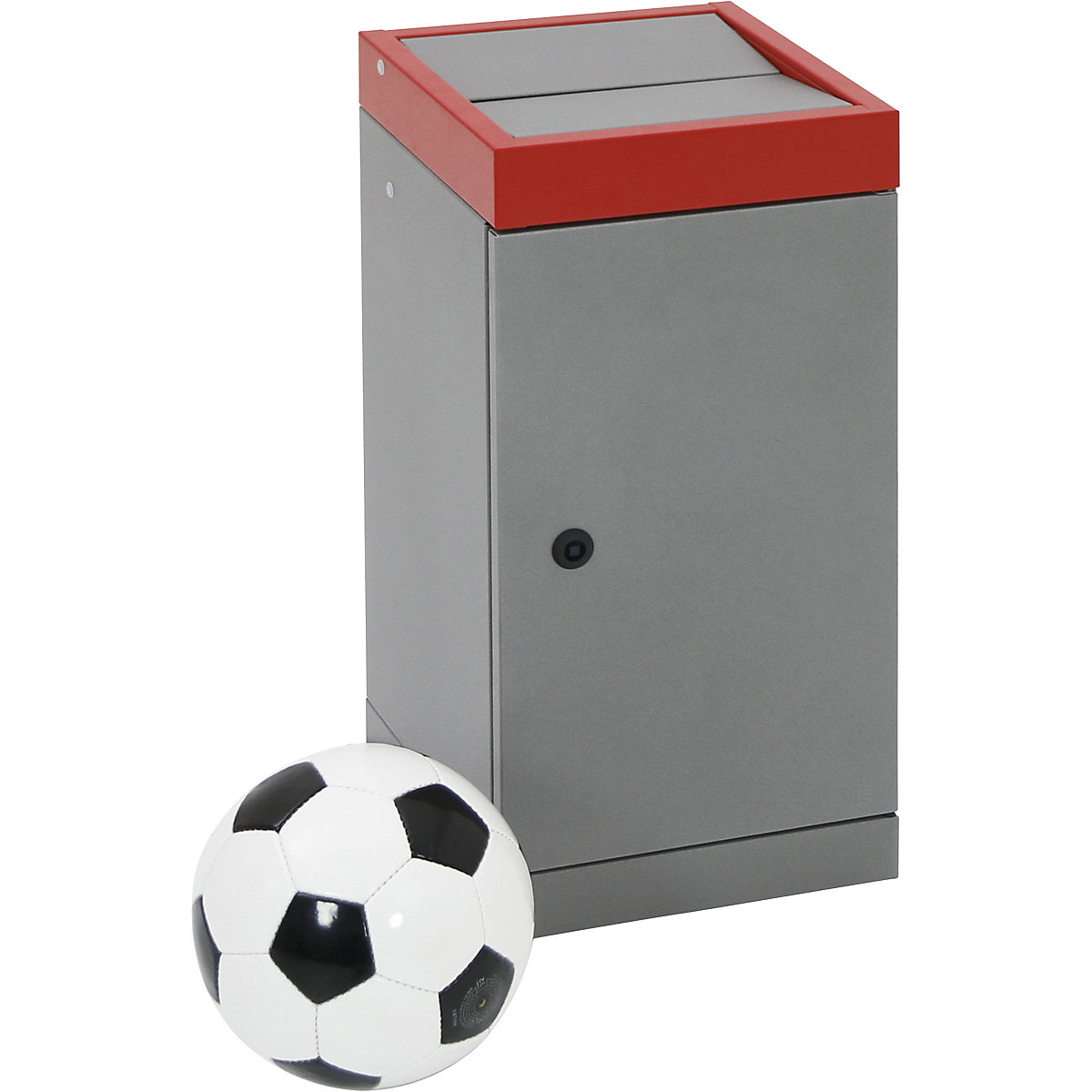 Coletor de materiais recicláveis com porta de batente (Imagem do produto 4)-3