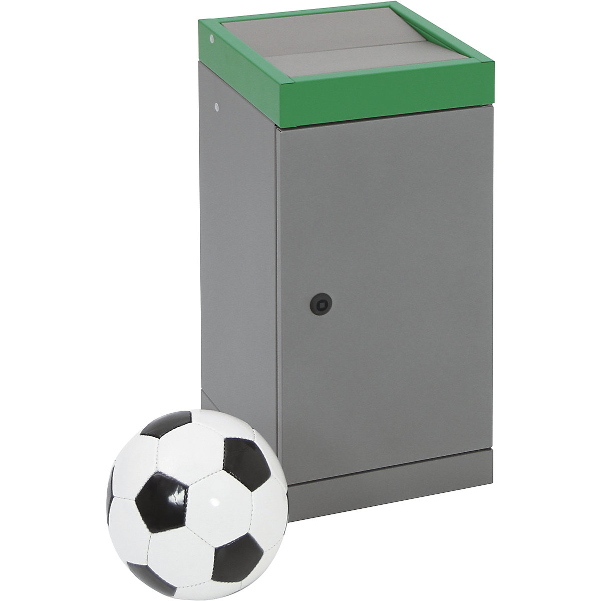 Coletor de materiais recicláveis com porta de batente (Imagem do produto 4)-3