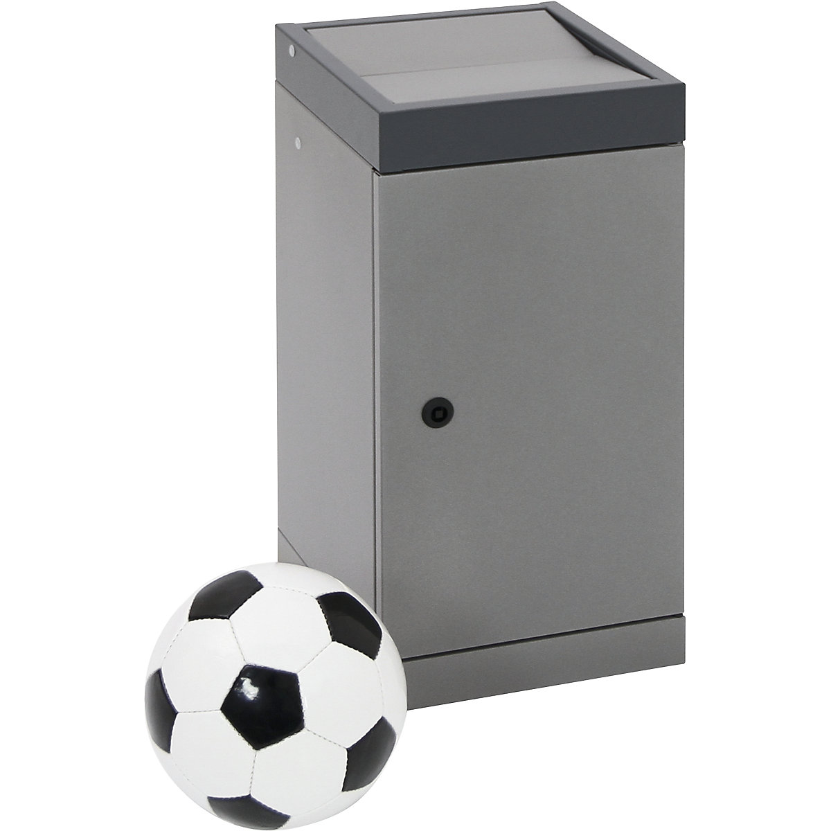 Coletor de materiais recicláveis com porta de batente (Imagem do produto 4)-3