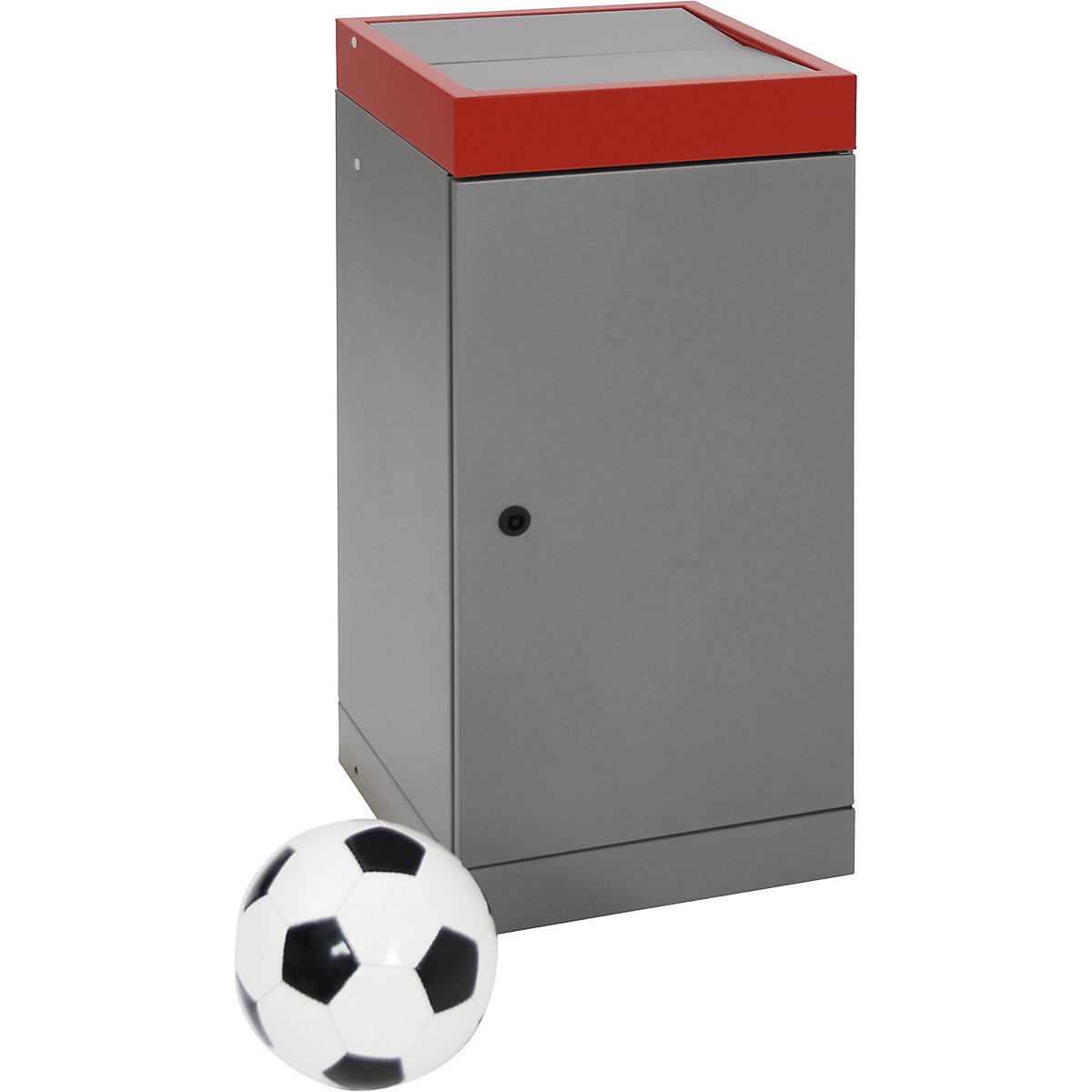 Coletor de materiais recicláveis com porta de batente (Imagem do produto 3)-2
