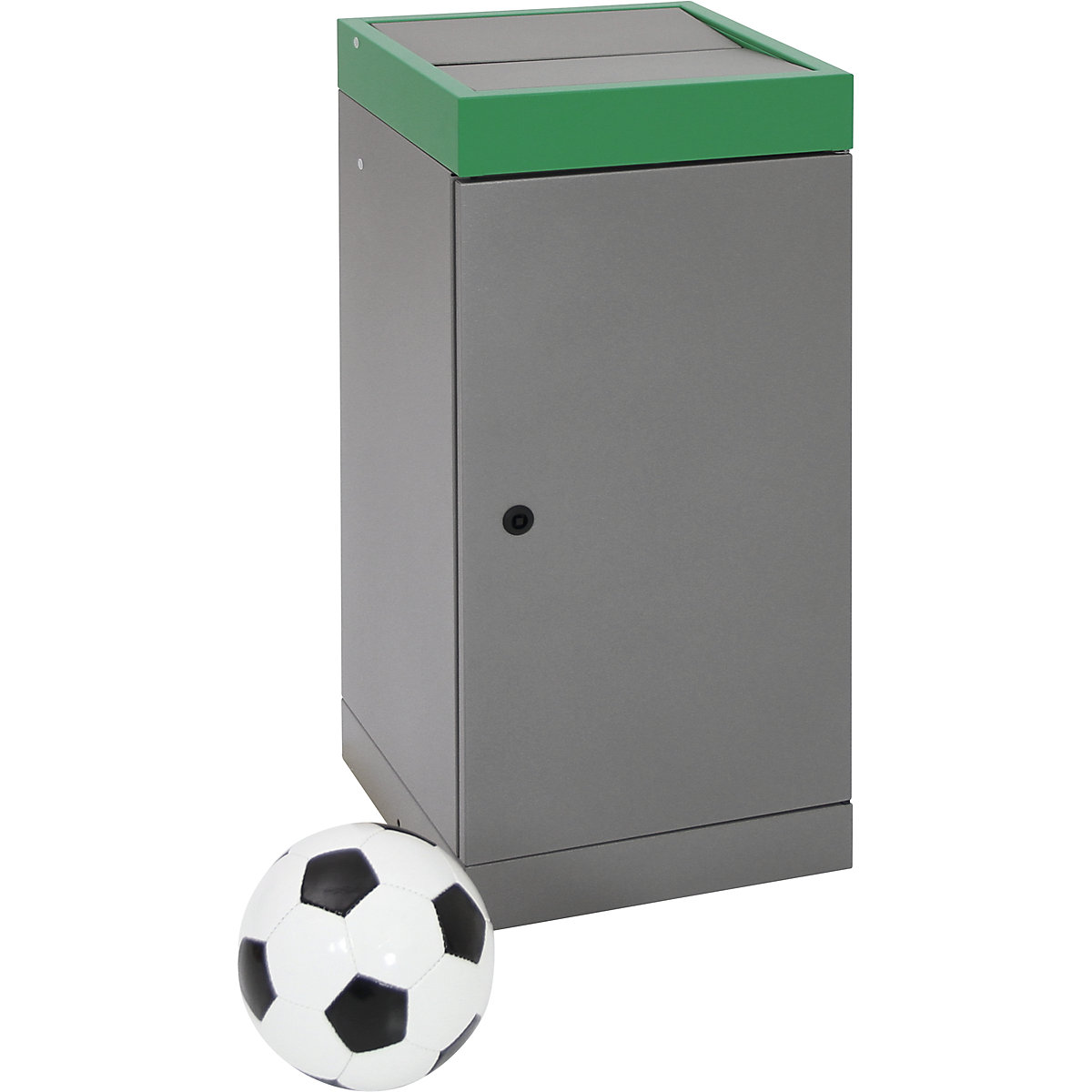 Coletor de materiais recicláveis com porta de batente (Imagem do produto 4)-3