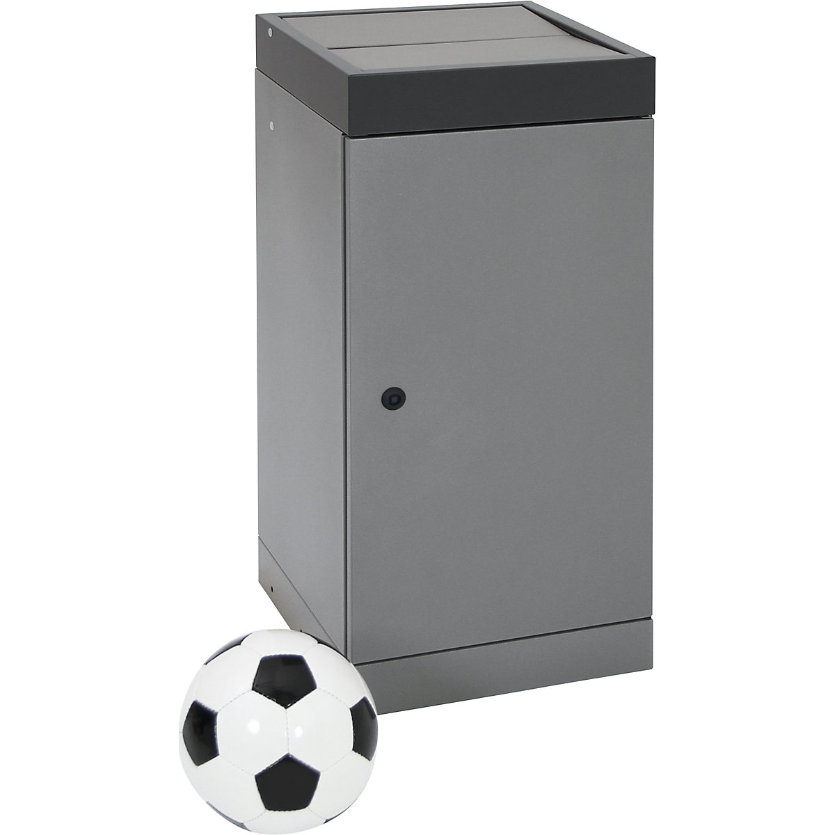 Coletor de materiais recicláveis com porta de batente (Imagem do produto 4)-3