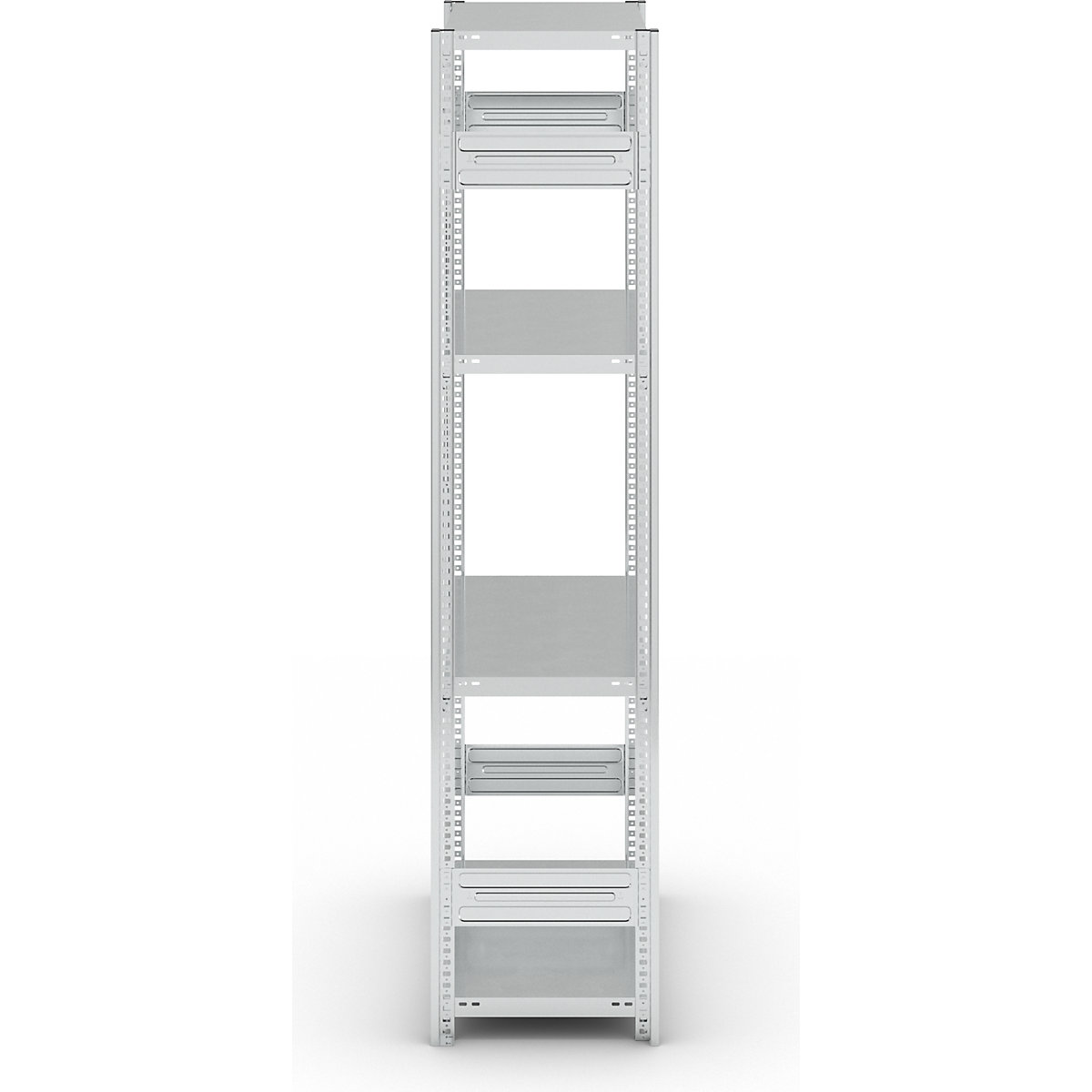 Estante de encaixar com prateleiras, galvanizada – eurokraft pro (Imagem do produto 4)-3