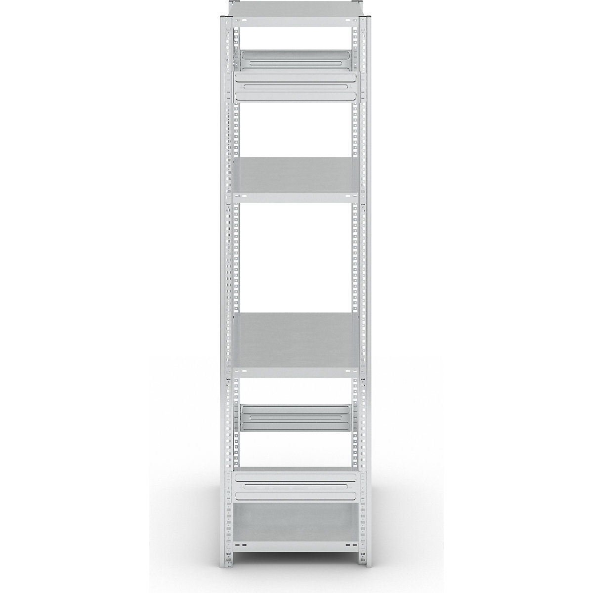 Estante de encaixar com prateleiras, galvanizada – eurokraft pro (Imagem do produto 4)-3