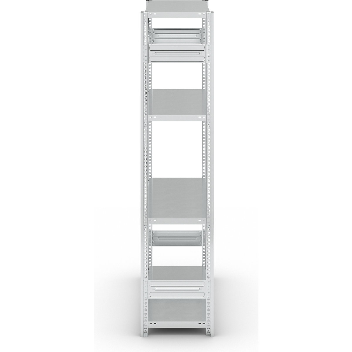 Estante de encaixar com prateleiras, galvanizada – eurokraft pro (Imagem do produto 3)-2