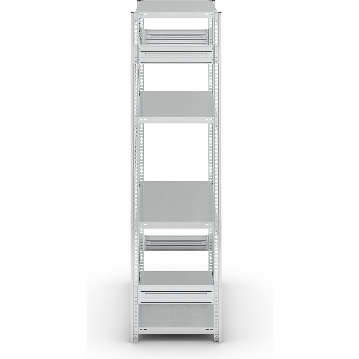 Estante de encaixar com prateleiras, galvanizada – eurokraft pro (Imagem do produto 3)-2