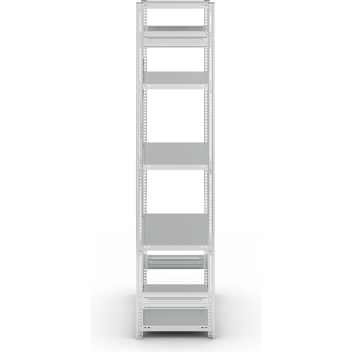 Estante de encaixar com prateleiras, galvanizada – eurokraft pro (Imagem do produto 3)-2