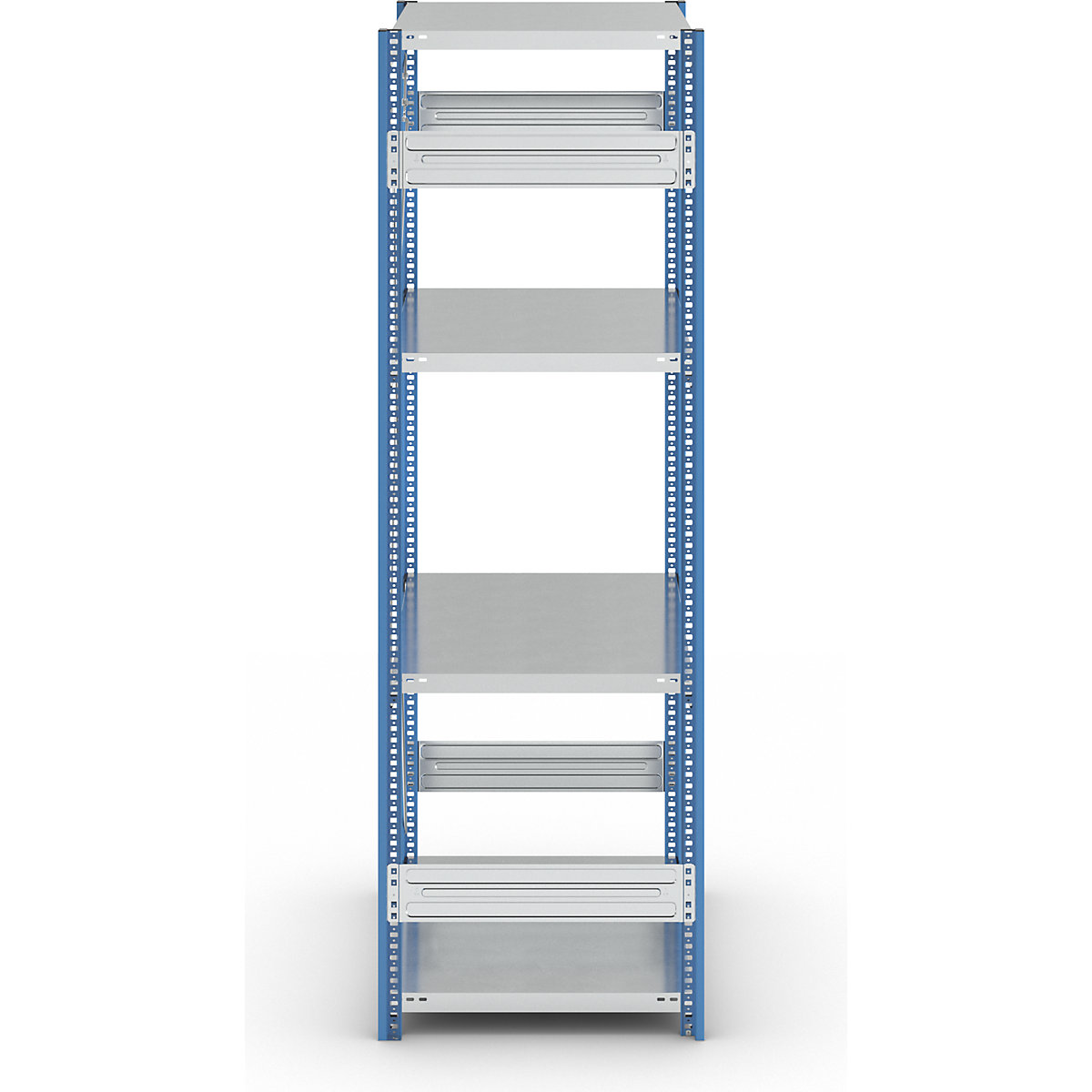Estante de encaixar com prateleiras – eurokraft pro (Imagem do produto 4)-3