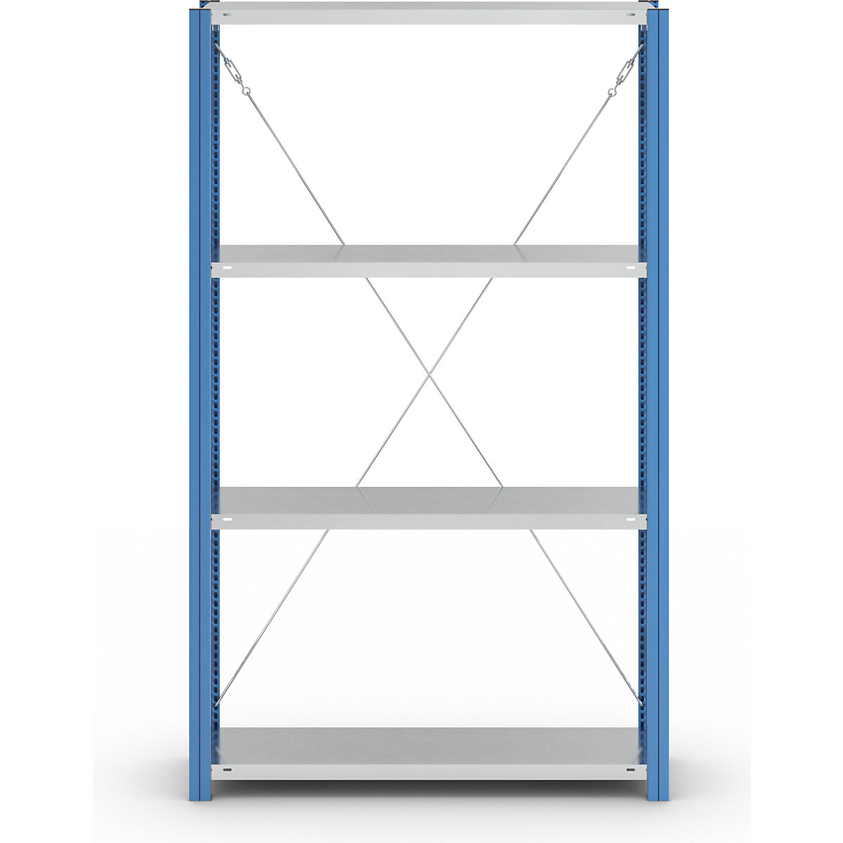 Estante de encaixar com prateleiras – eurokraft pro (Imagem do produto 2)-1
