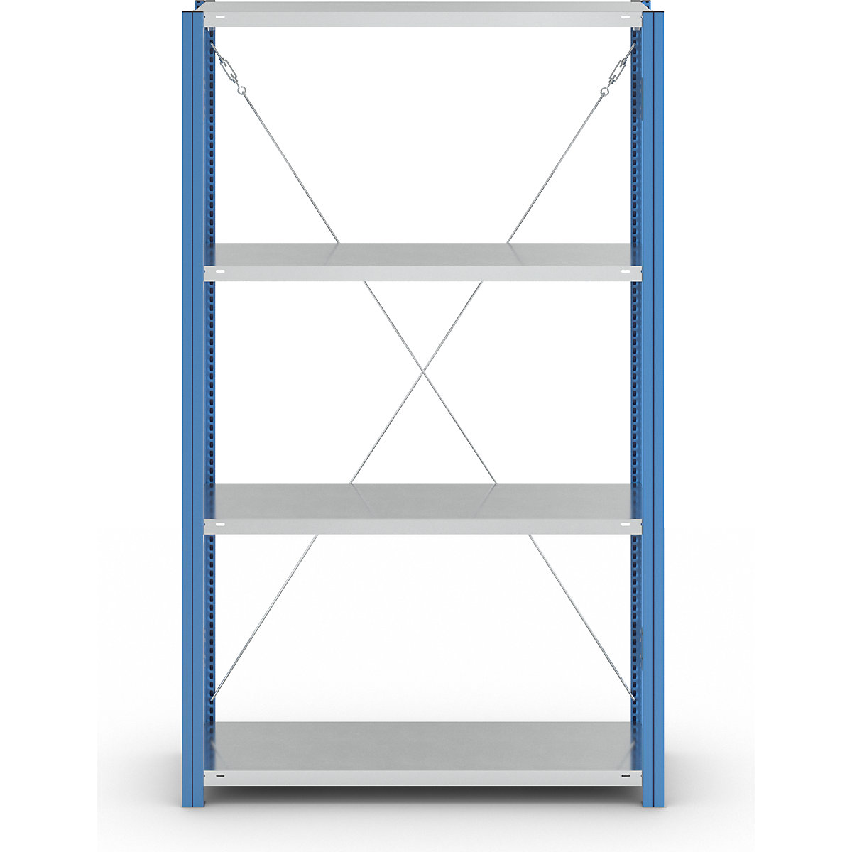 Estante de encaixar com prateleiras – eurokraft pro (Imagem do produto 2)-1