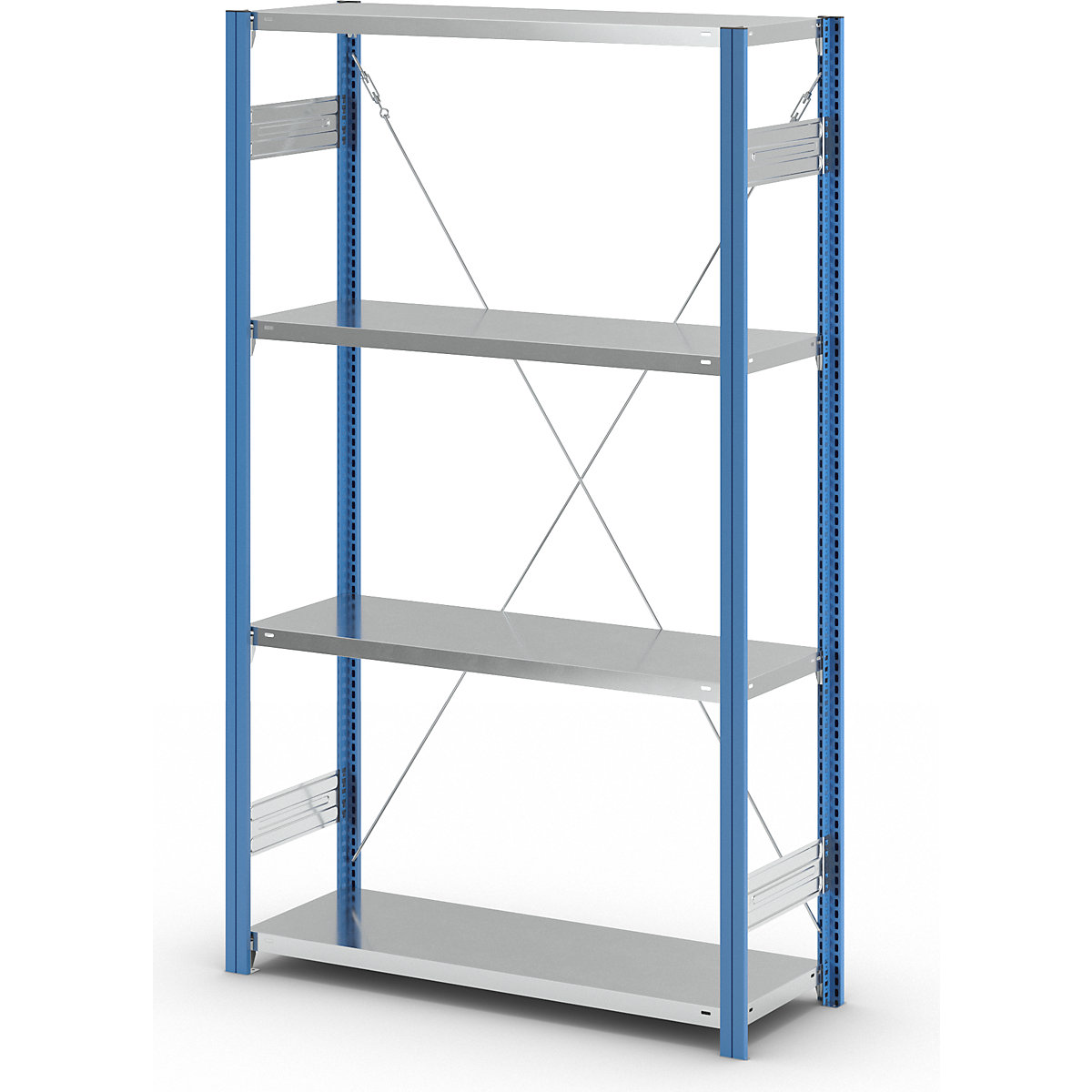 Estante de encaixar com prateleiras – eurokraft pro (Imagem do produto 4)-3