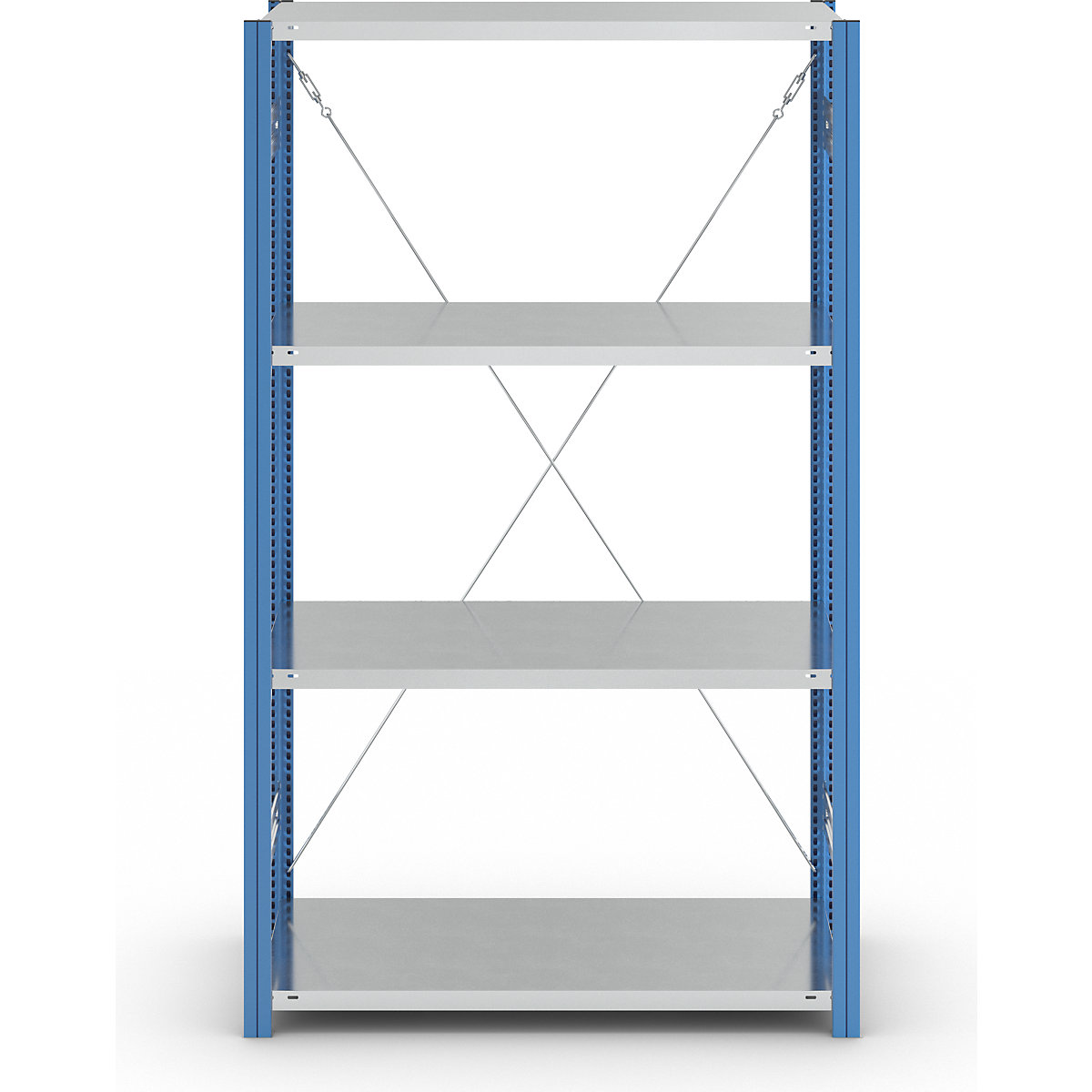 Estante de encaixar com prateleiras – eurokraft pro (Imagem do produto 2)-1