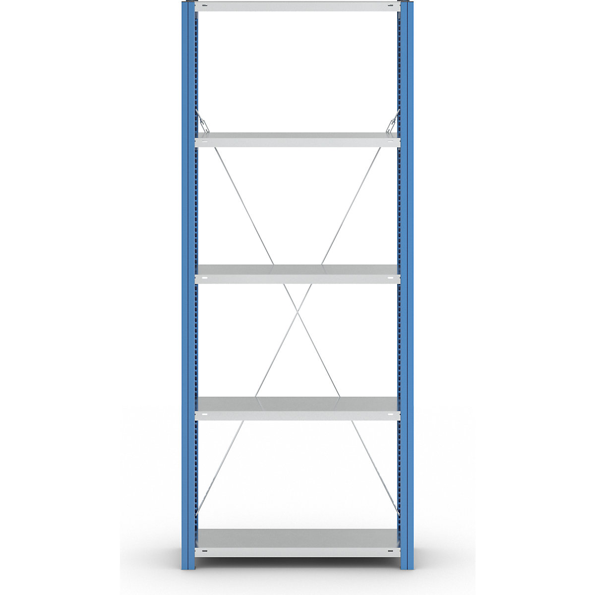 Estante de encaixar com prateleiras – eurokraft pro (Imagem do produto 5)-4