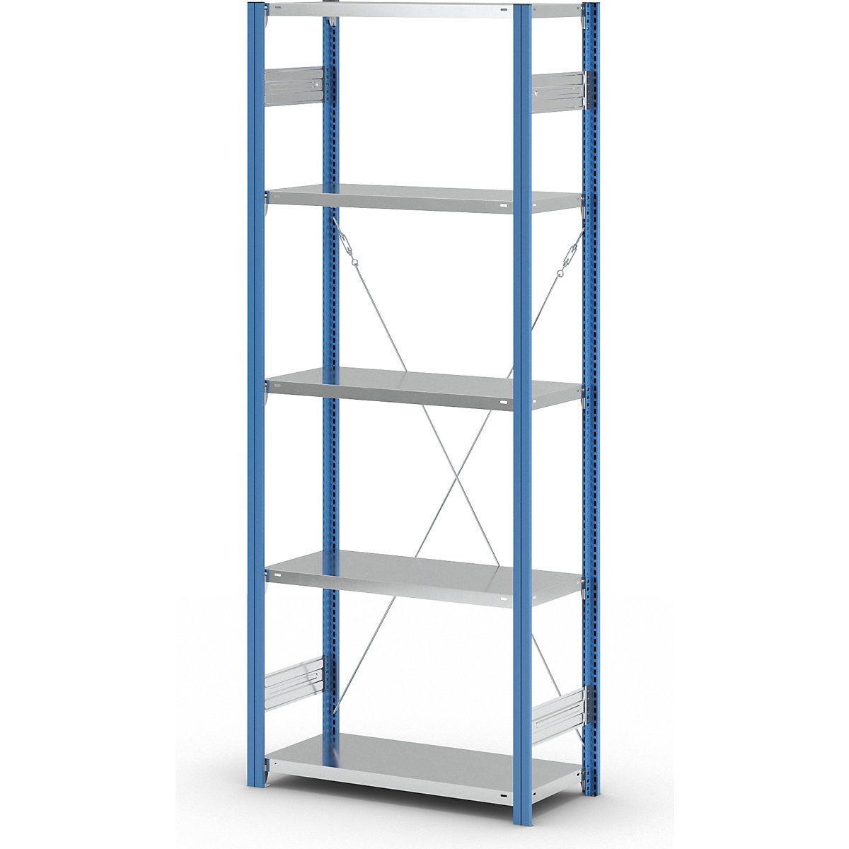 Estante de encaixar com prateleiras – eurokraft pro (Imagem do produto 4)-3