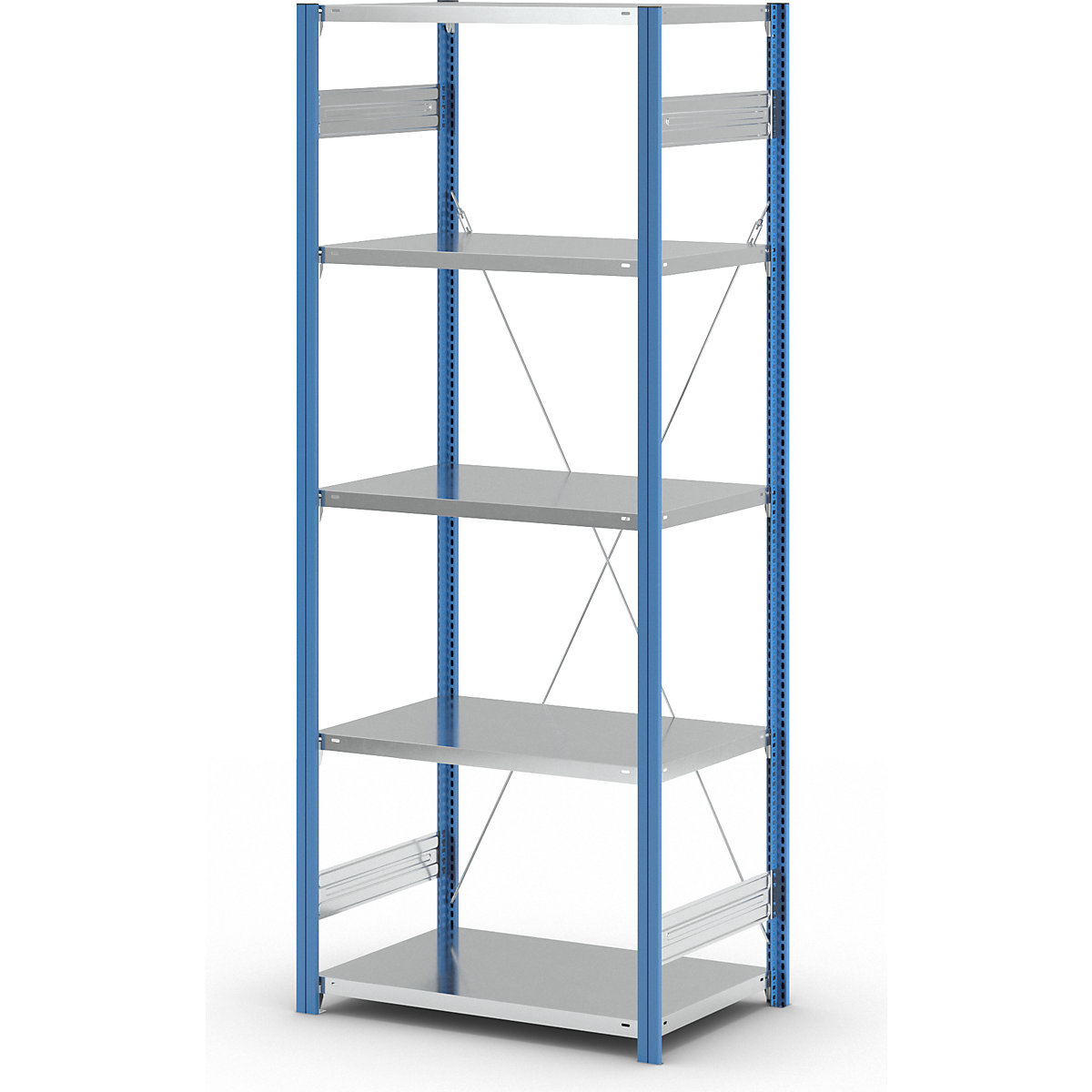 Estante de encaixar com prateleiras – eurokraft pro (Imagem do produto 5)-4