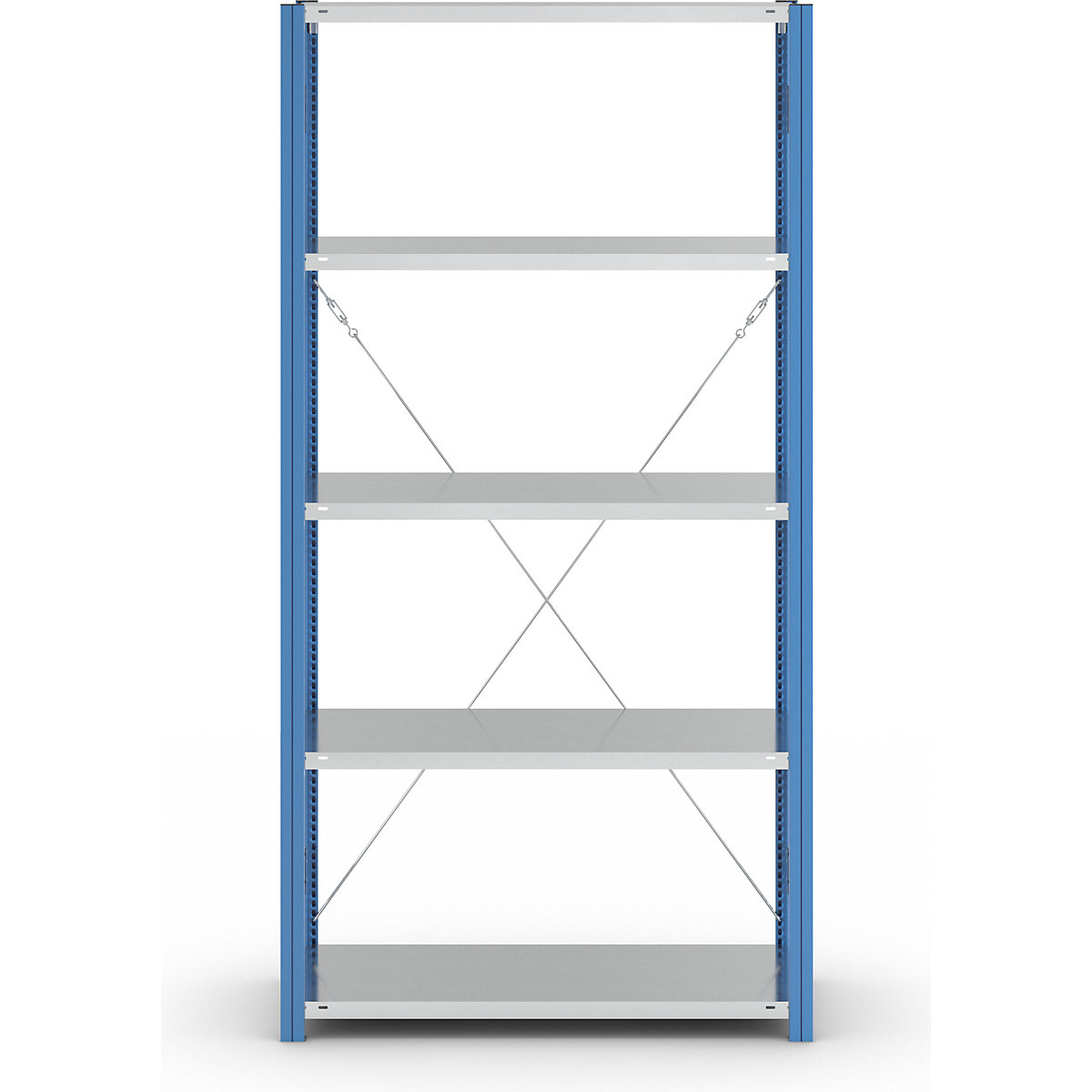 Estante de encaixar com prateleiras – eurokraft pro (Imagem do produto 2)-1