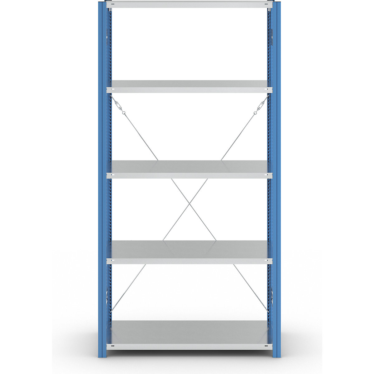 Estante de encaixar com prateleiras – eurokraft pro (Imagem do produto 2)-1