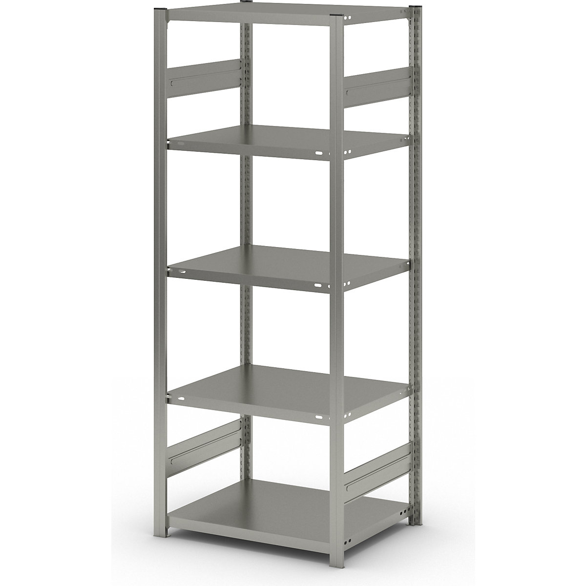 Estante de encaixar para armazém, galvanizada, construção leve – eurokraft pro (Imagem do produto 6)-5