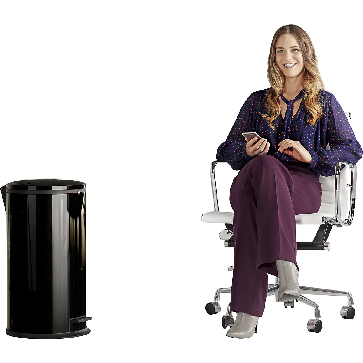 Hailo – Colector de residuos con pedal PURE (Imagen del producto 35)