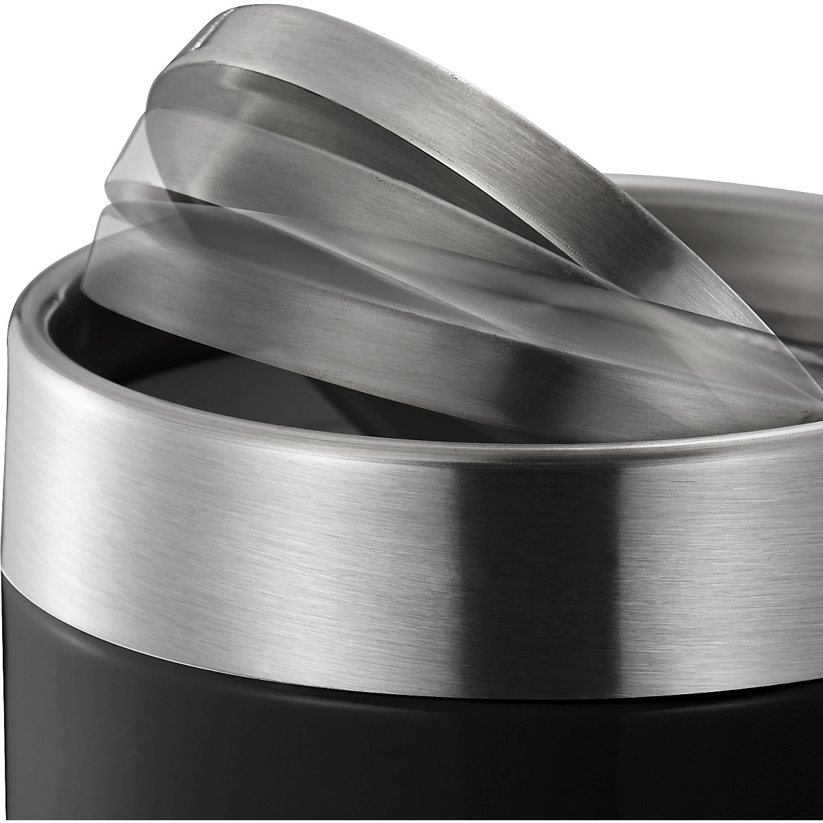 Papelera de mesa, acero – EKO (Imagen del producto 4)-3