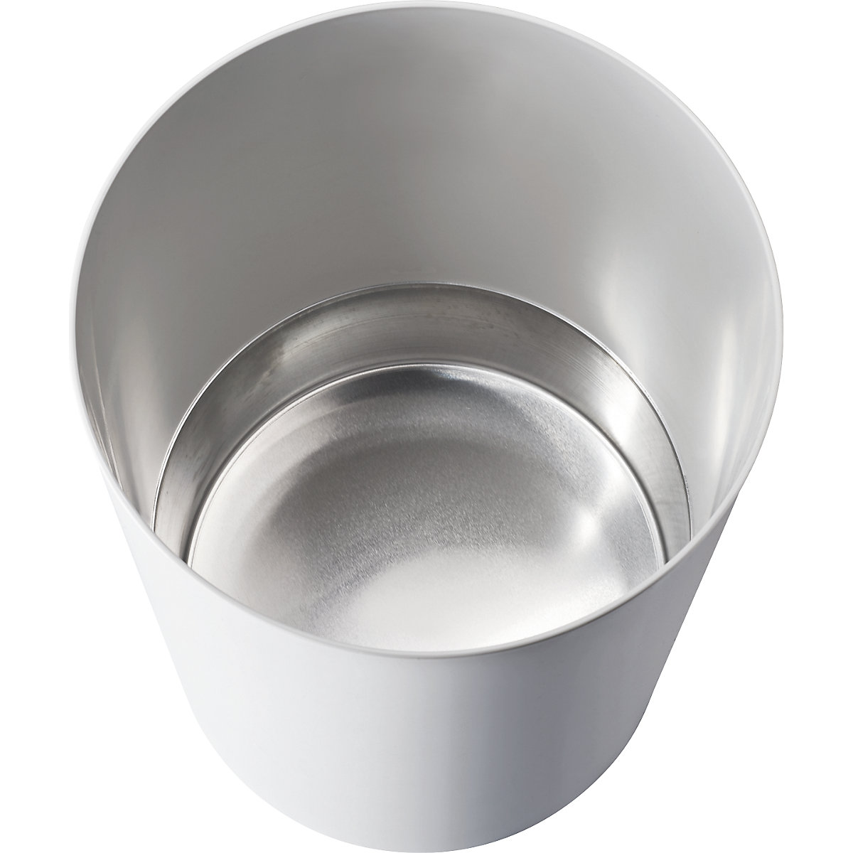 Papelera de seguridad con pieza insertada de aluminio – ZWINGO (Imagen del producto 2)-1