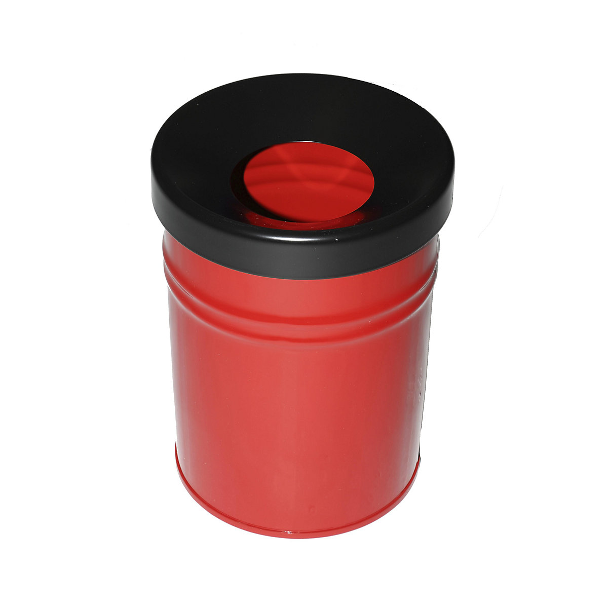 Recipiente para residuos, autoextinguible, capacidad 16 l, H x Ø 340 x 245 mm, rojo