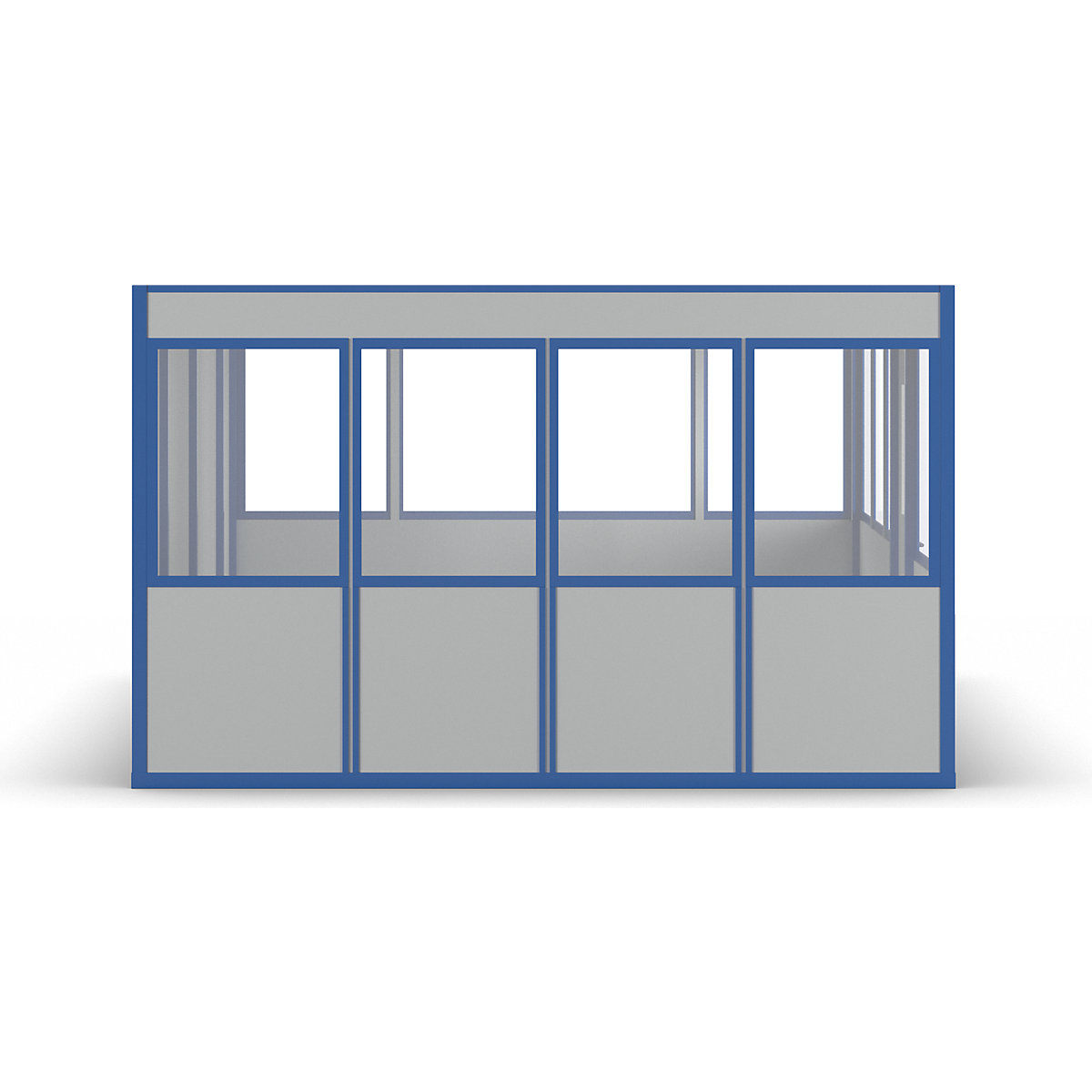 Escritório de pavilhão, 4 lados, para colocação livre (Imagem do produto 5)-4