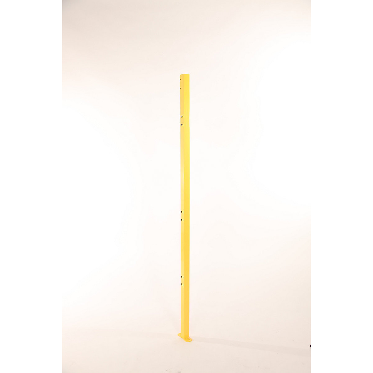 Poste de soporte X-GUARD CLASSIC – Axelent, amarillo zinc, altura sobre el suelo 100 mm, altura 2300 mm-3