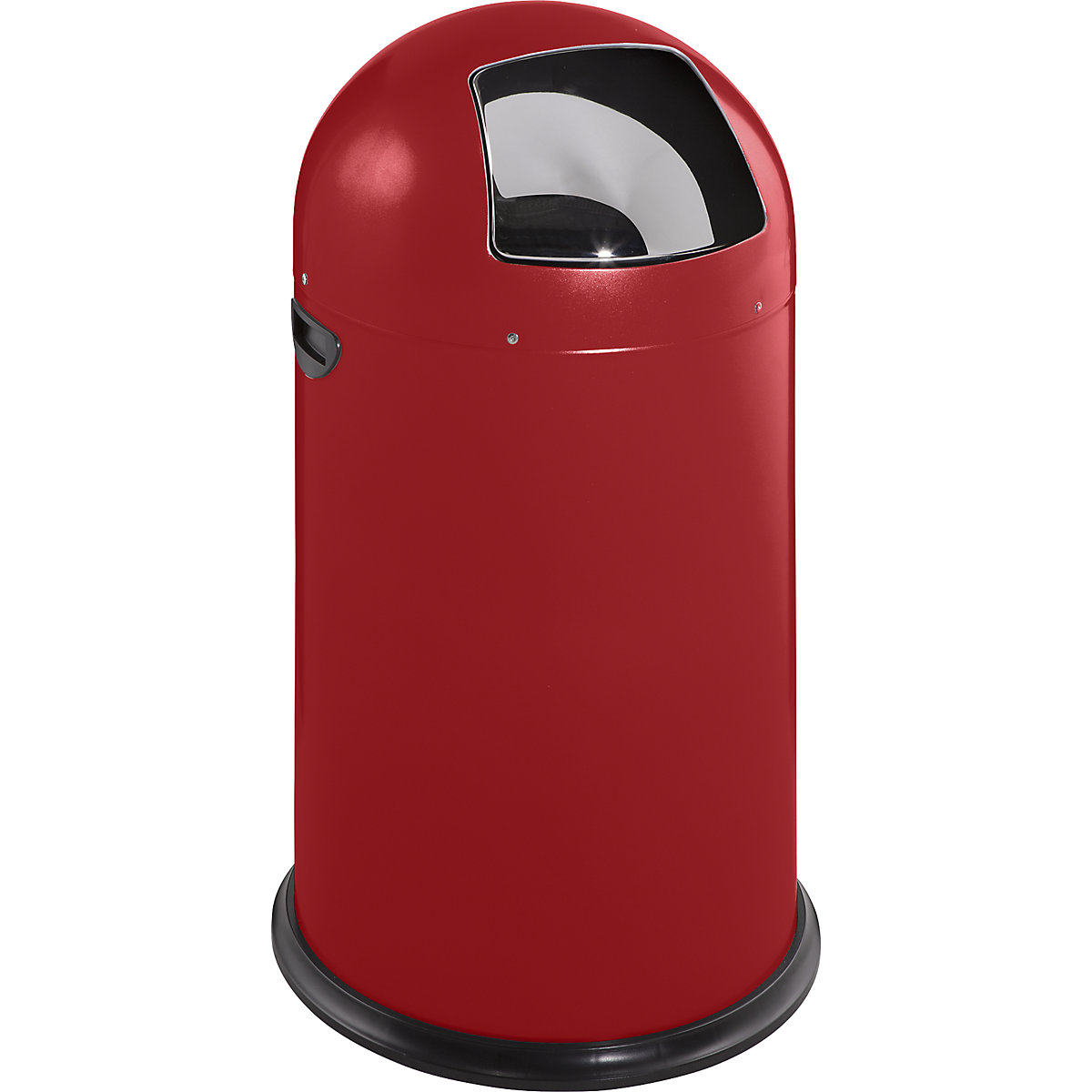 VAR – Coș de gunoi cu capac rabatabil, volum 40 l, înălțime 740 mm, roșu aprins