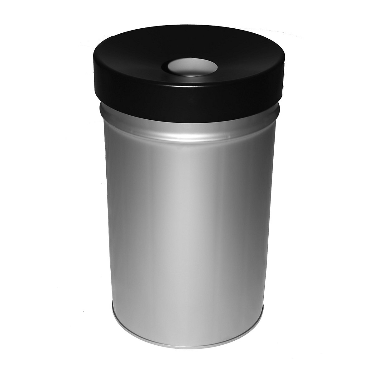 Coș de gunoi, cu autostingere, volum 60 l, î. x Ø 630 x 392 mm, alpaca-3