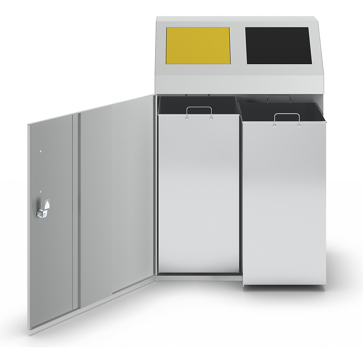 Dulap pentru colectarea materialelor reciclabile – eurokraft pro (Imagine produs 9)-8