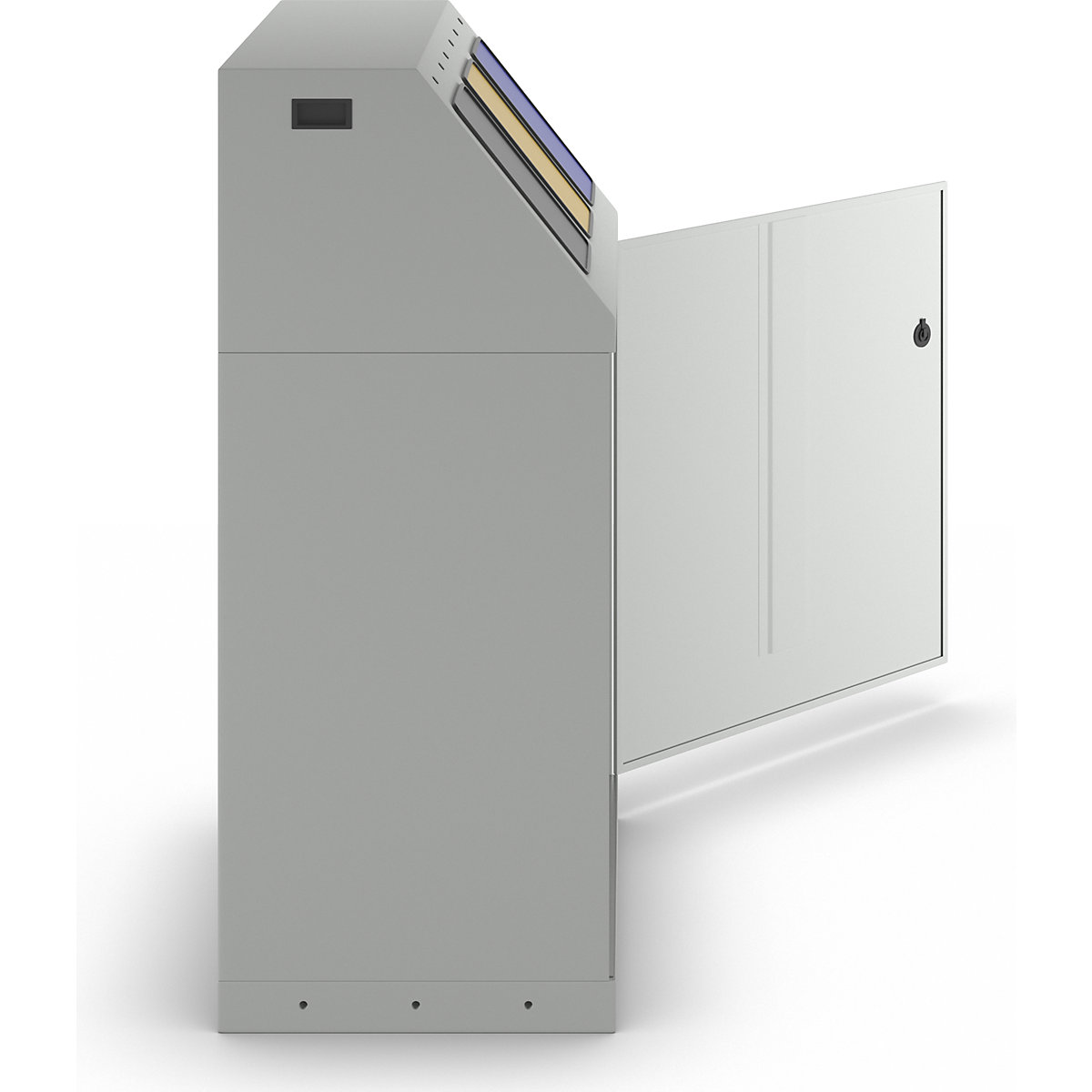 Recipient de colectare a deșeurilor reciclabile, oțel (Imagine produs 11)-10