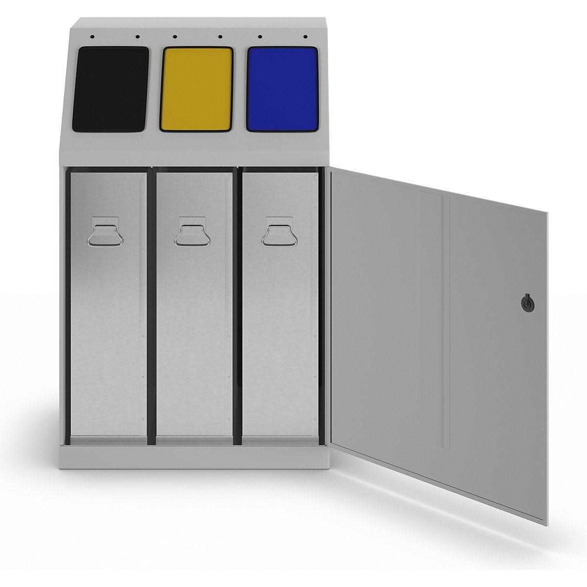 Recipient de colectare a deșeurilor reciclabile, oțel (Imagine produs 7)-6
