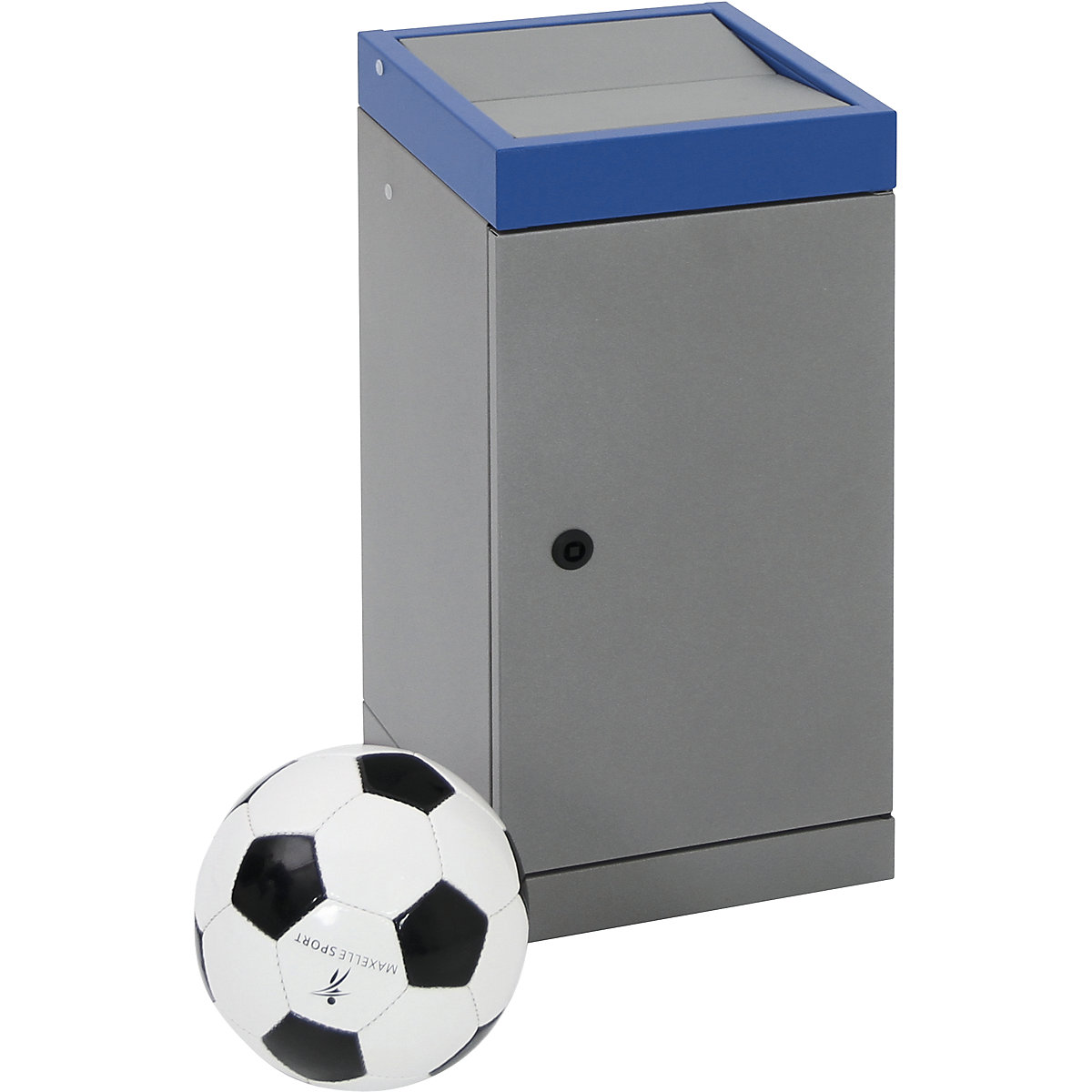 Recipient pentru colectarea materialelor reciclabile, cu ușă batantă (Imagine produs 4)-3