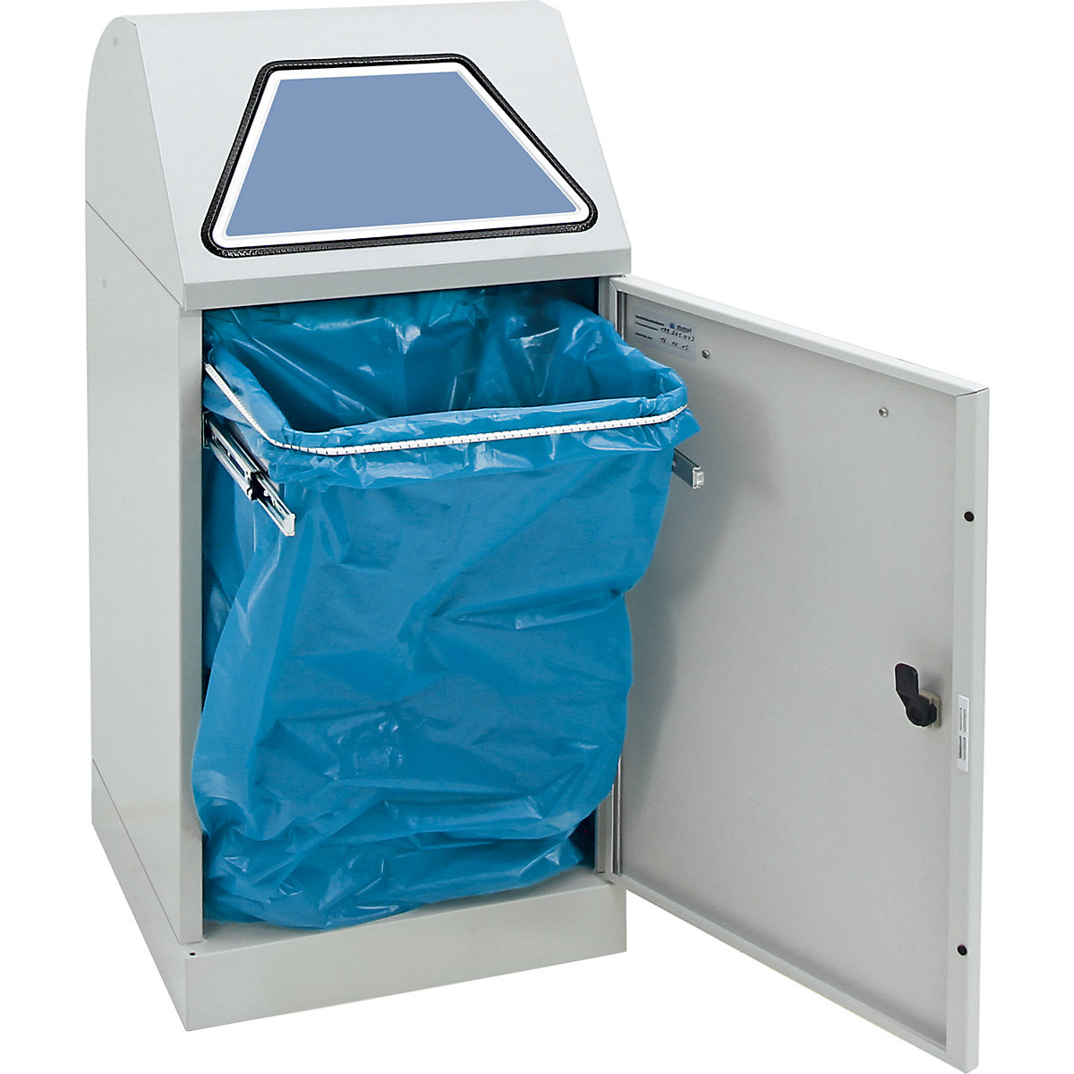 Recipient pentru sortarea deșeurilor reciclabile, clapetă acționată manual (Imagine produs 4)-3