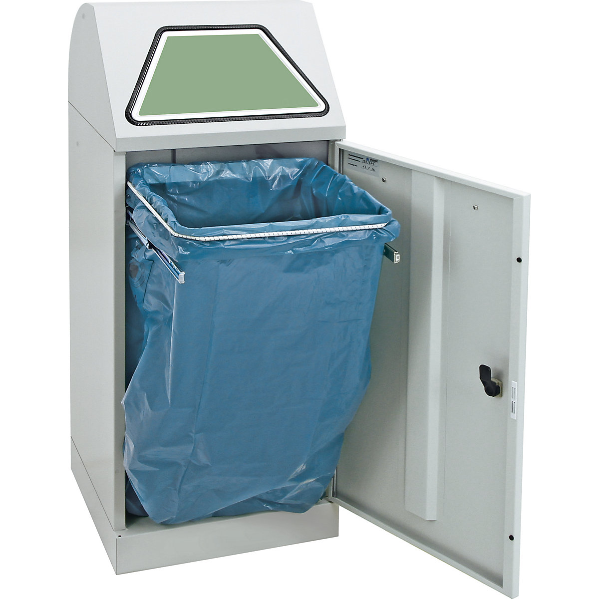 Recipient pentru sortarea deșeurilor reciclabile, clapetă acționată manual (Imagine produs 6)-5