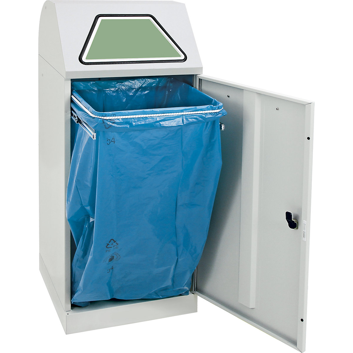 Recipient pentru sortarea deșeurilor reciclabile, clapetă acționată manual (Imagine produs 3)-2