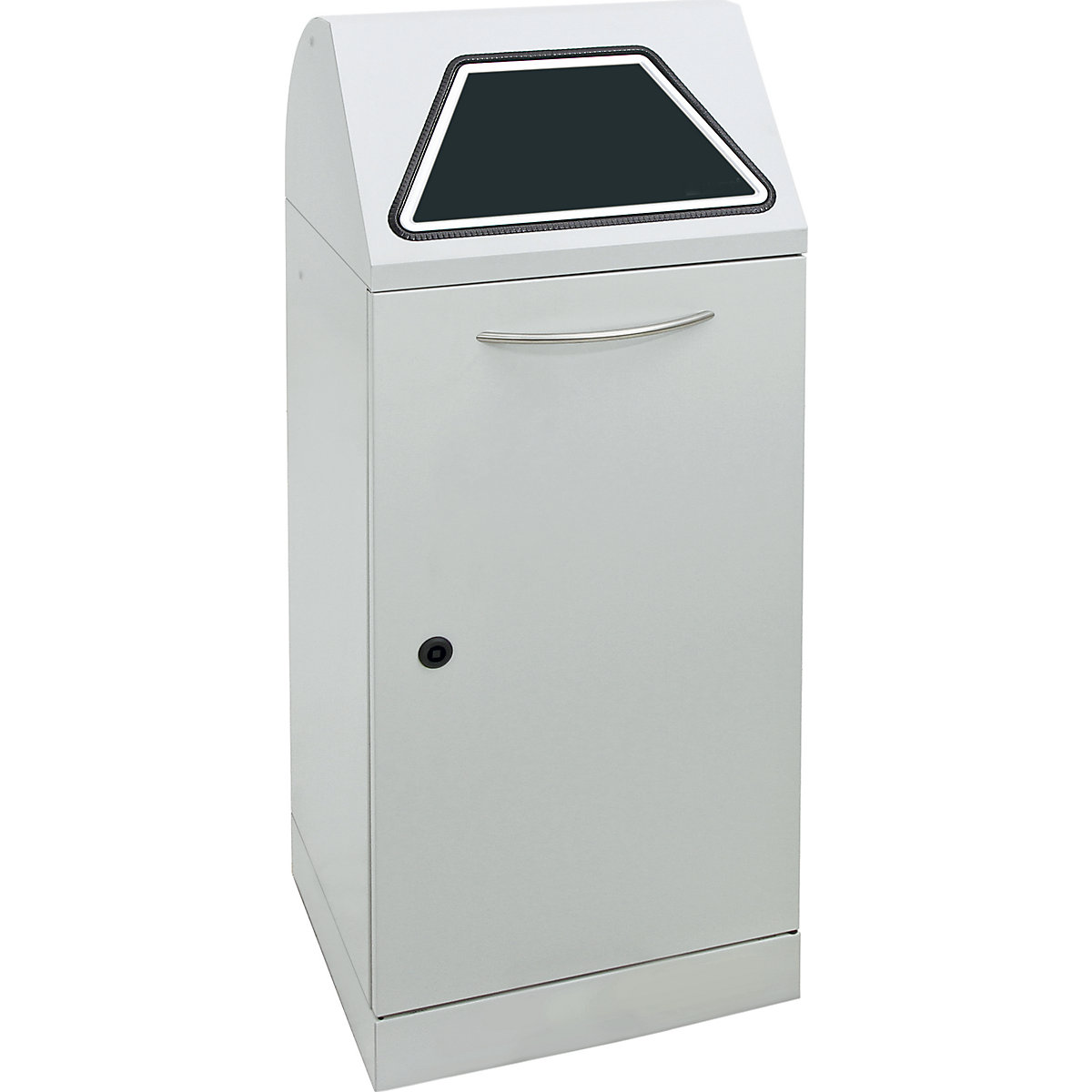 Recipient pentru sortarea deșeurilor reciclabile, clapetă acționată manual