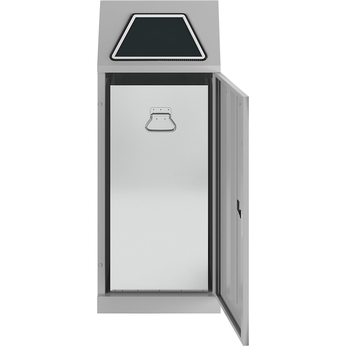 Recipient pentru sortarea deșeurilor reciclabile, clapetă acționată manual (Imagine produs 27)-26